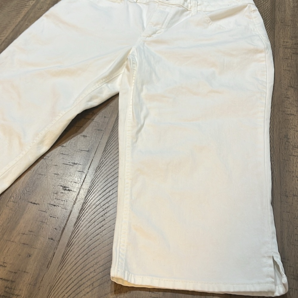 467 Lee Riders Mid Rise Capri white size 12 - Picture 2 of 6